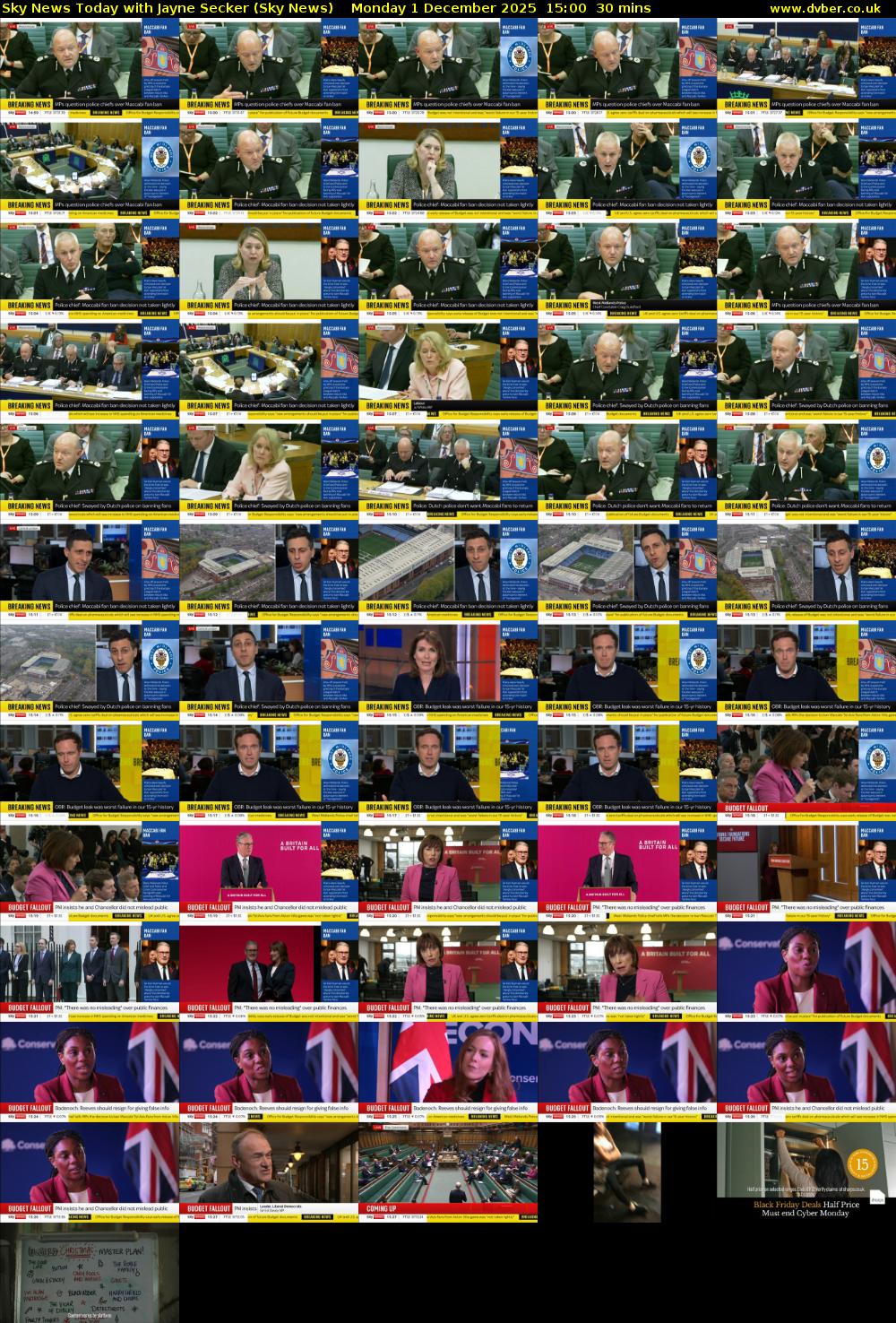 Sky News Today with Jayne Secker (Sky News) Monday 1 December 2025 15:00 - 15:30