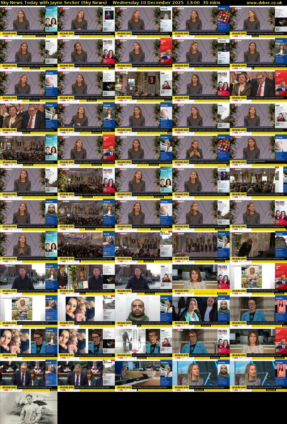 Sky News Today with Jayne Secker (Sky News) Wednesday 10 December 2025 13:00 - 13:30