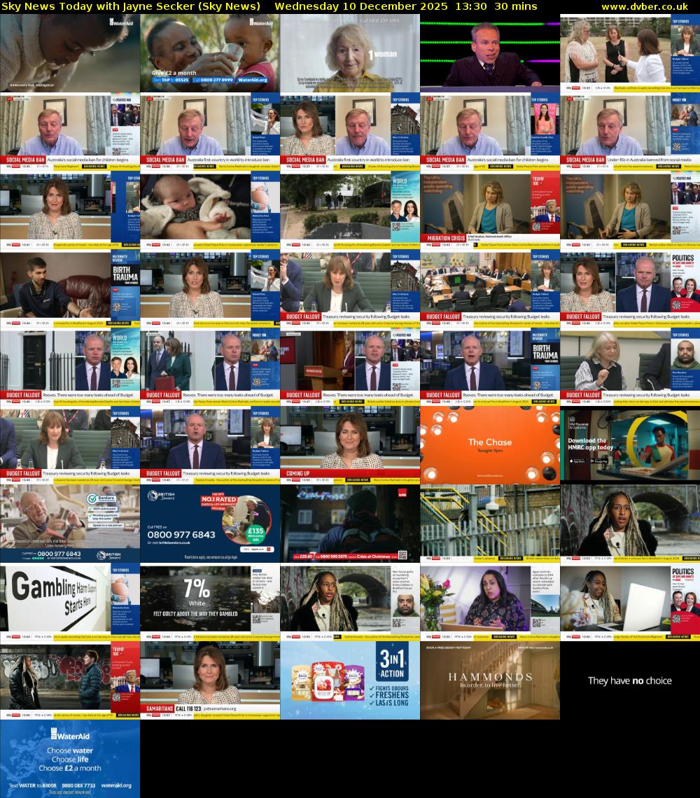 Sky News Today with Jayne Secker (Sky News) Wednesday 10 December 2025 13:30 - 14:00