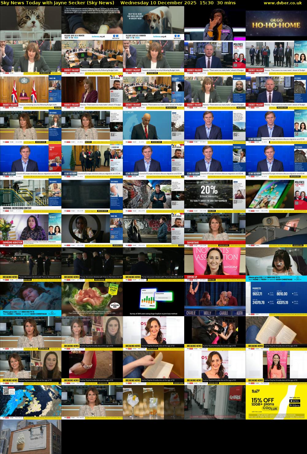 Sky News Today with Jayne Secker (Sky News) Wednesday 10 December 2025 15:30 - 16:00