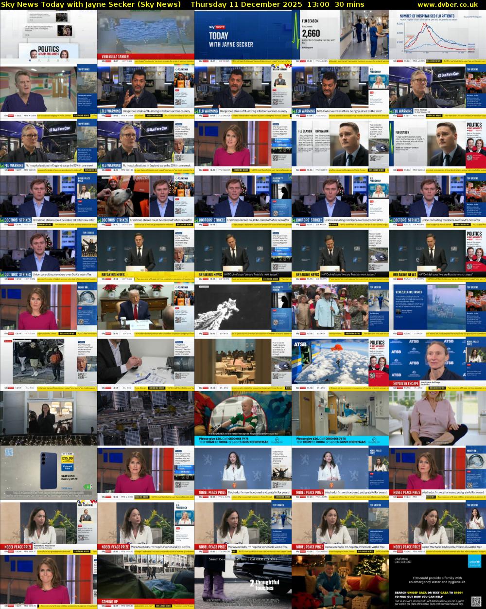 Sky News Today with Jayne Secker (Sky News) Thursday 11 December 2025 13:00 - 13:30