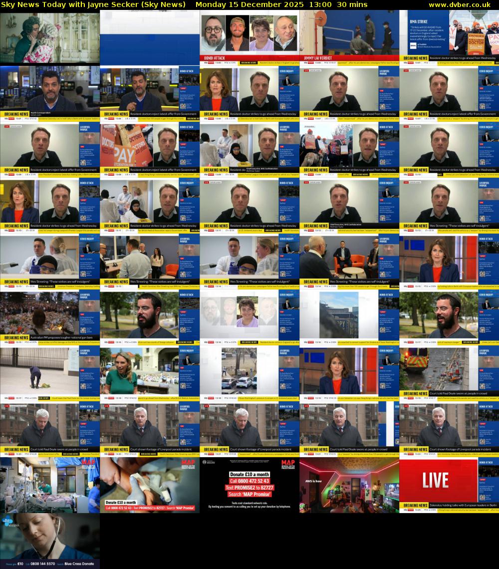 Sky News Today with Jayne Secker (Sky News) Monday 15 December 2025 13:00 - 13:30