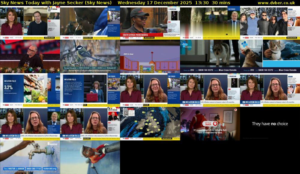Sky News Today with Jayne Secker (Sky News) Wednesday 17 December 2025 13:30 - 14:00