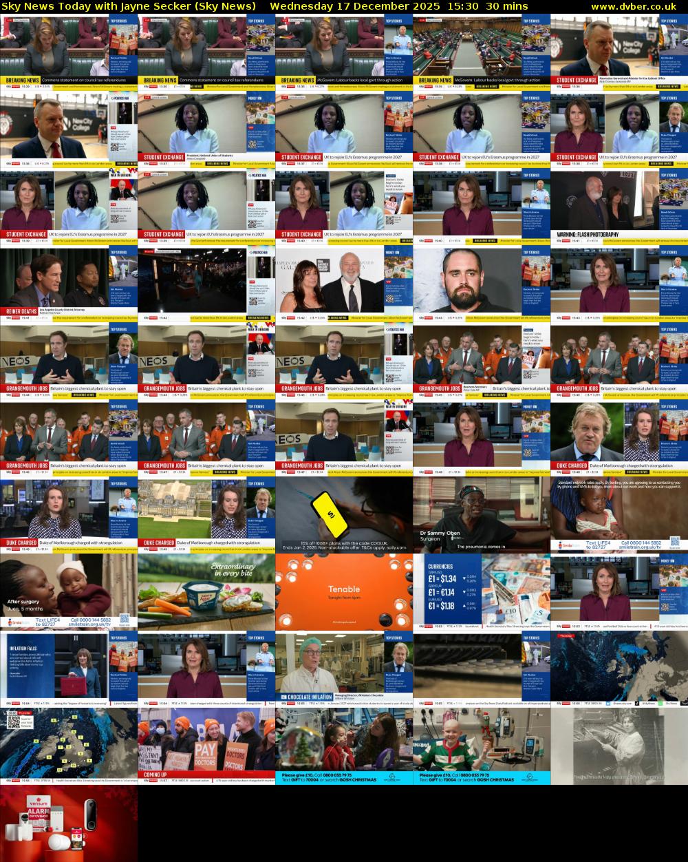 Sky News Today with Jayne Secker (Sky News) Wednesday 17 December 2025 15:30 - 16:00