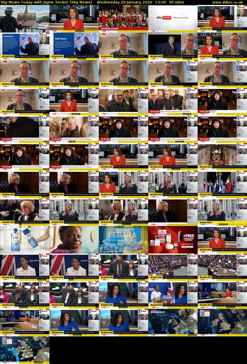 Sky News Today with Jayne Secker (Sky News) Wednesday 28 January 2026 13:00 - 13:30