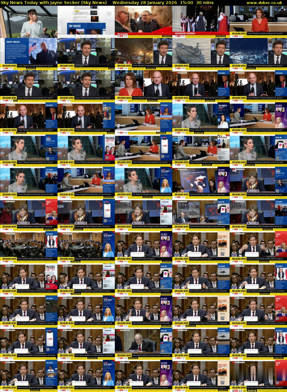 Sky News Today with Jayne Secker (Sky News) Wednesday 28 January 2026 15:00 - 15:30