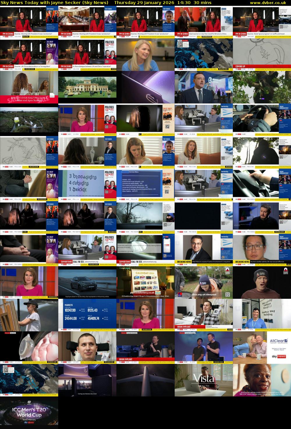 Sky News Today with Jayne Secker (Sky News) Thursday 29 January 2026 14:30 - 15:00