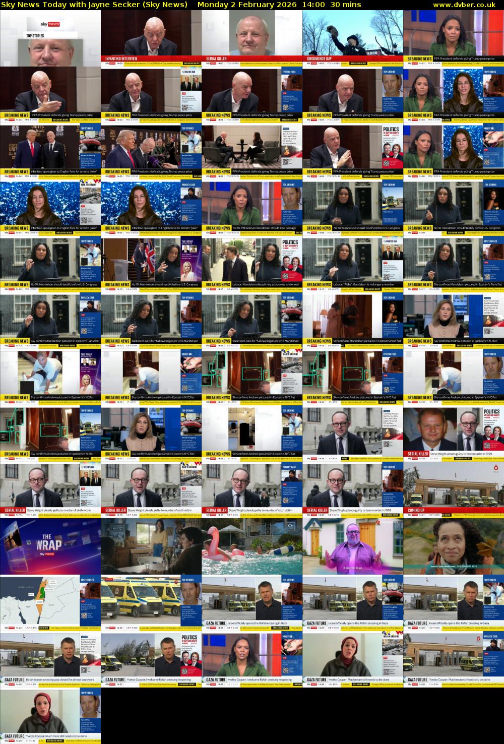 Sky News Today with Jayne Secker (Sky News) Monday 2 February 2026 14:00 - 14:30