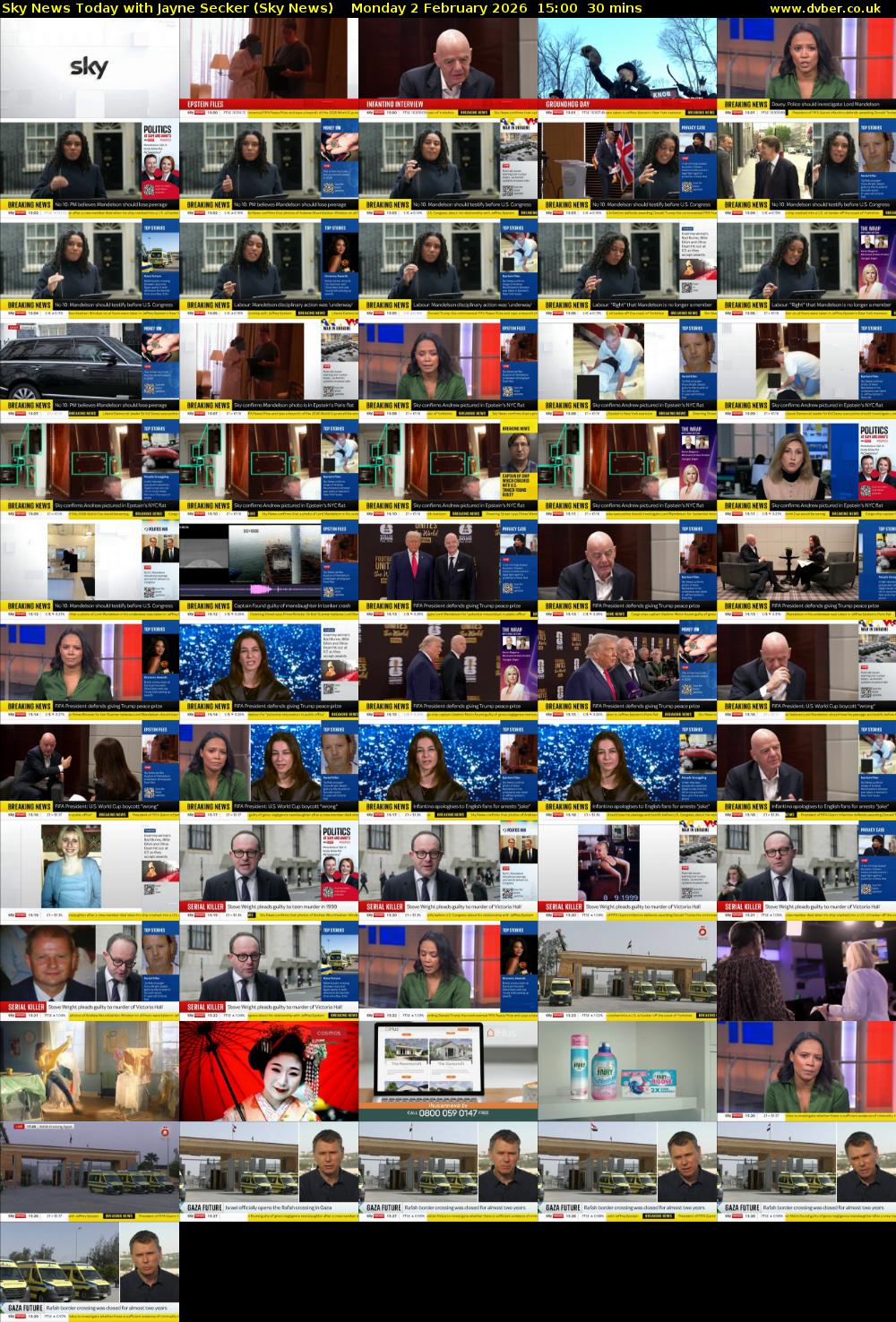 Sky News Today with Jayne Secker (Sky News) Monday 2 February 2026 15:00 - 15:30