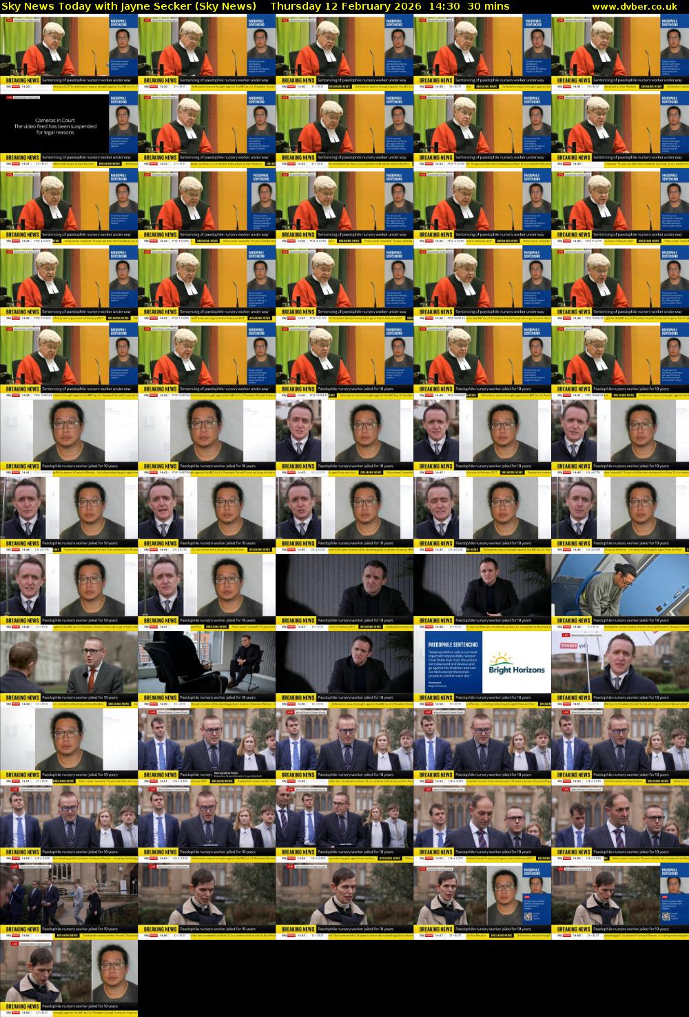 Sky News Today with Jayne Secker (Sky News) Thursday 12 February 2026 14:30 - 15:00