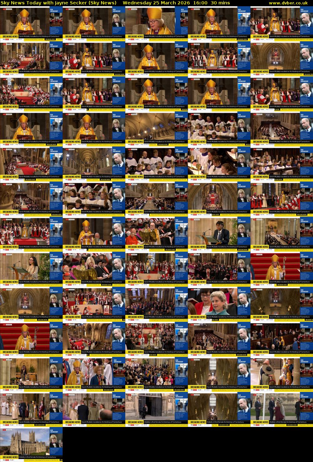 Sky News Today with Jayne Secker (Sky News) Wednesday 25 March 2026 16:00 - 16:30