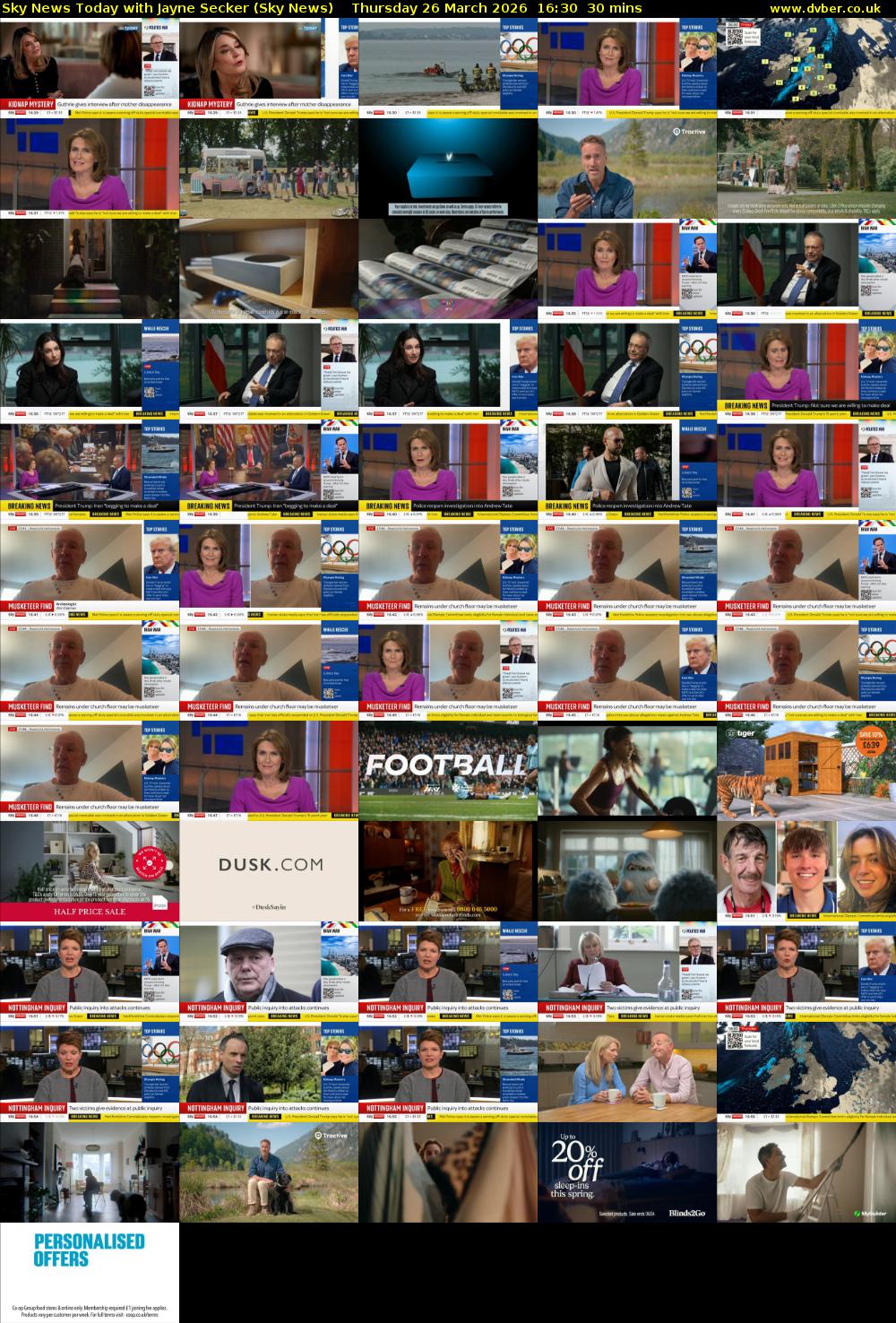 Sky News Today with Jayne Secker (Sky News) Thursday 26 March 2026 16:30 - 17:00