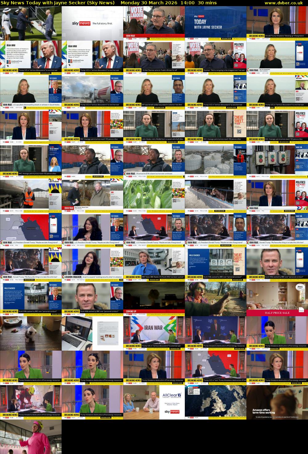Sky News Today with Jayne Secker (Sky News) Monday 30 March 2026 14:00 - 14:30