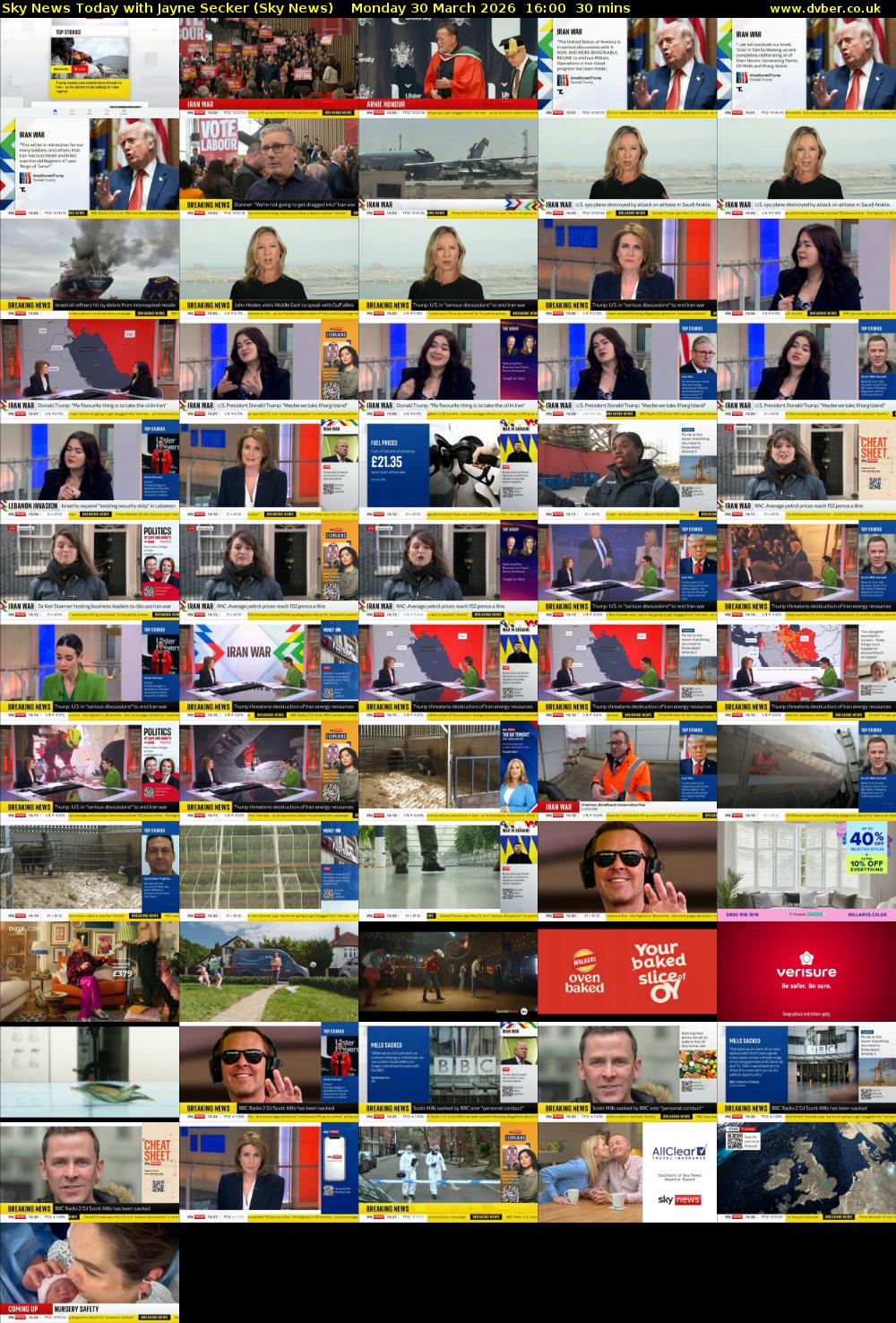 Sky News Today with Jayne Secker (Sky News) Monday 30 March 2026 16:00 - 16:30