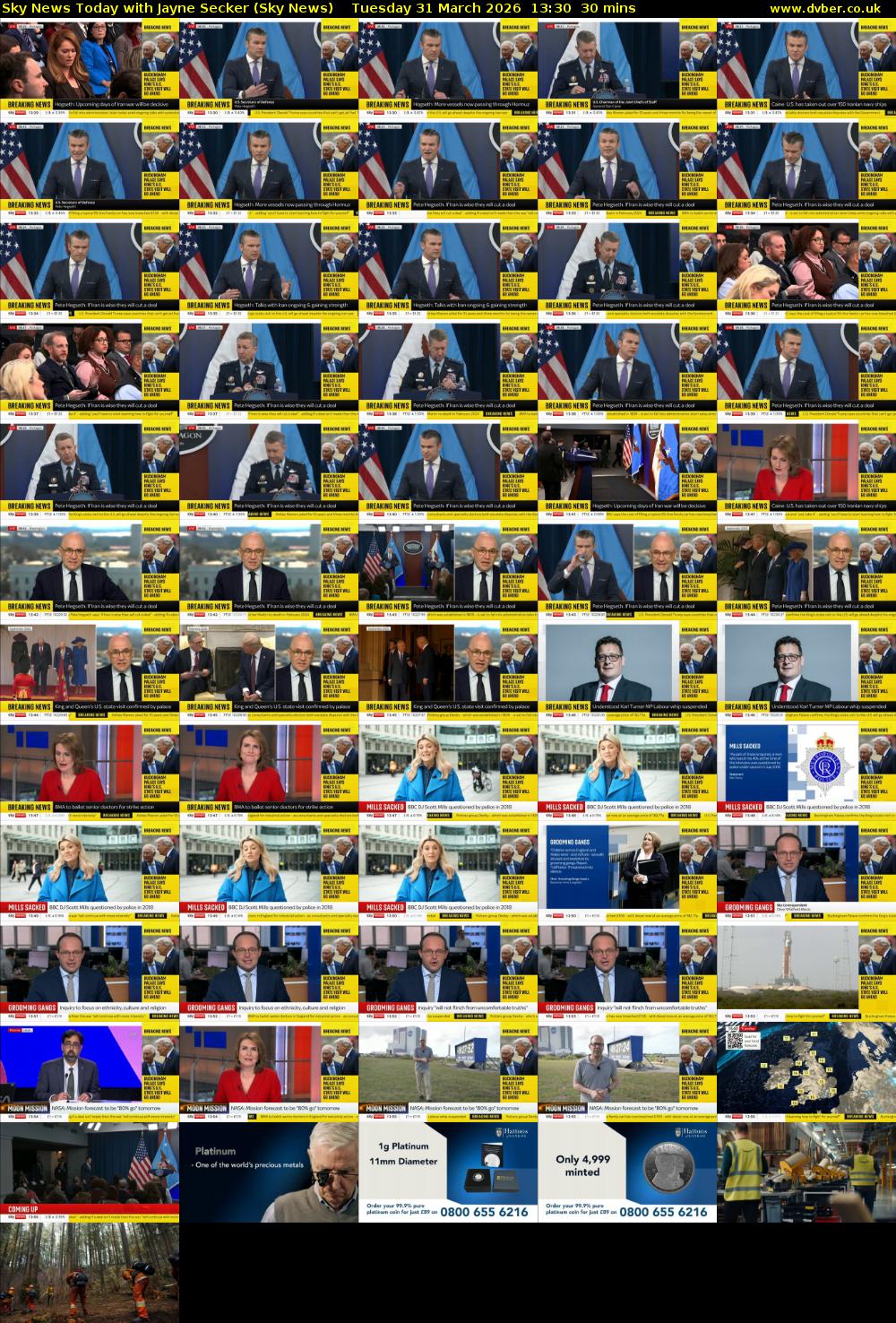 Sky News Today with Jayne Secker (Sky News) Tuesday 31 March 2026 13:30 - 14:00