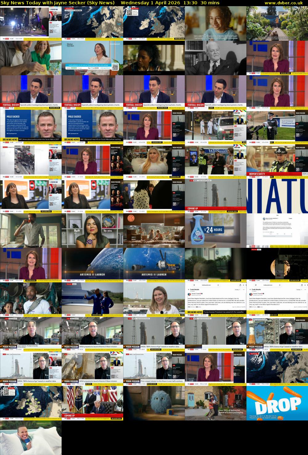 Sky News Today with Jayne Secker (Sky News) Wednesday 1 April 2026 13:30 - 14:00