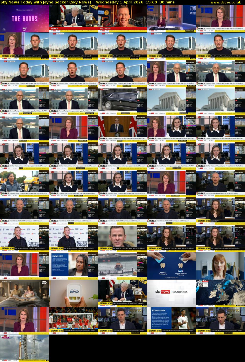 Sky News Today with Jayne Secker (Sky News) Wednesday 1 April 2026 15:00 - 15:30