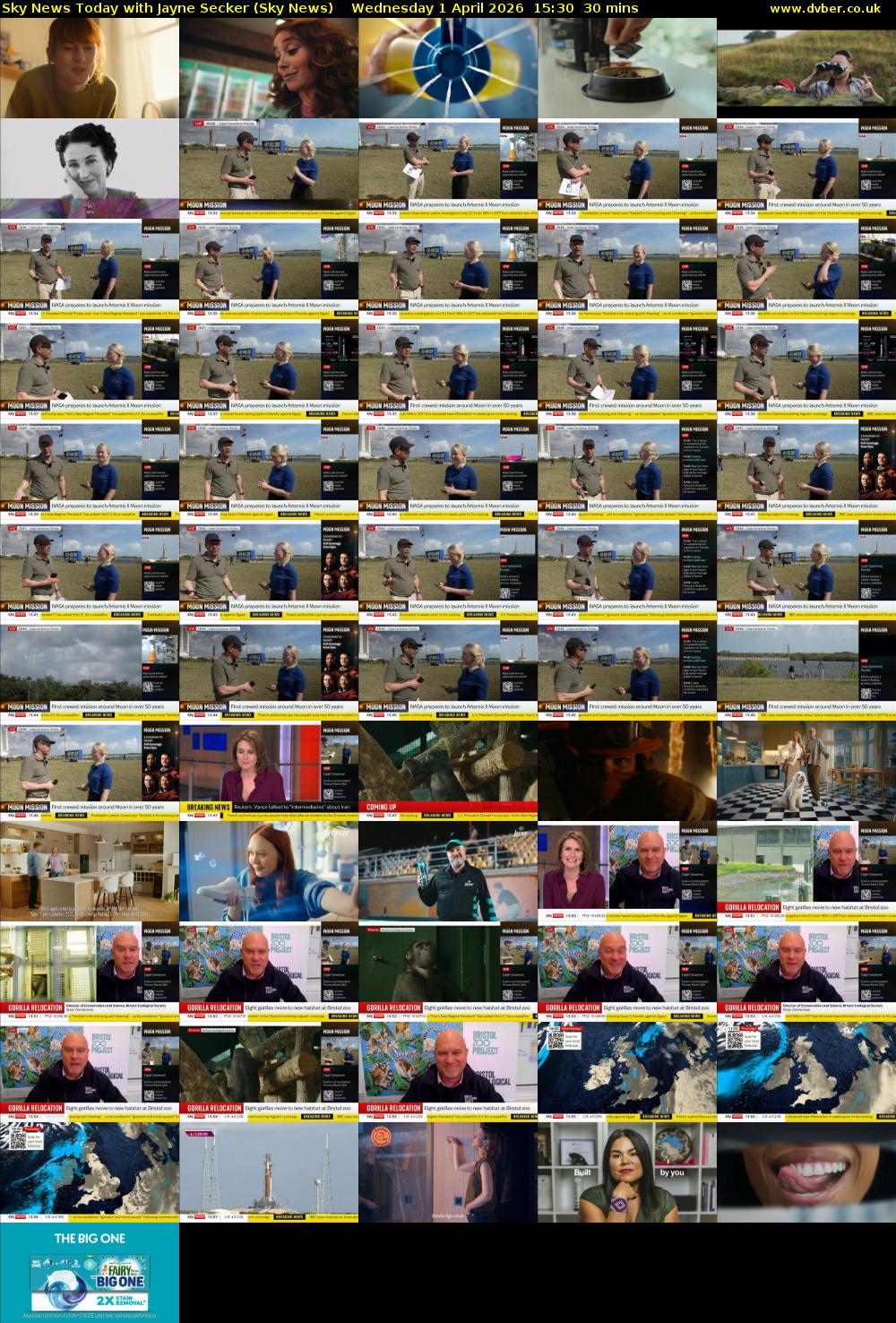 Sky News Today with Jayne Secker (Sky News) Wednesday 1 April 2026 15:30 - 16:00