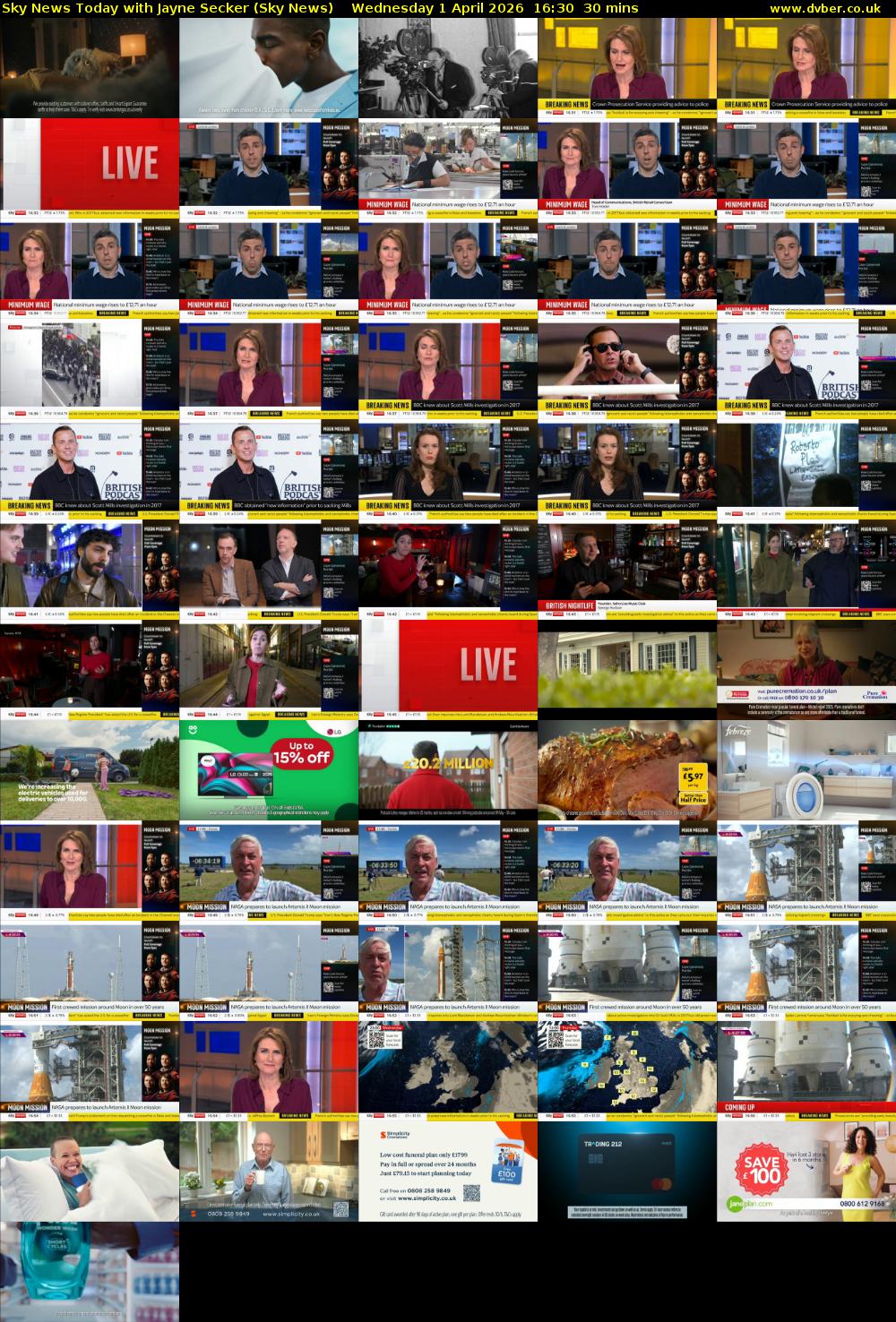 Sky News Today with Jayne Secker (Sky News) Wednesday 1 April 2026 16:30 - 17:00