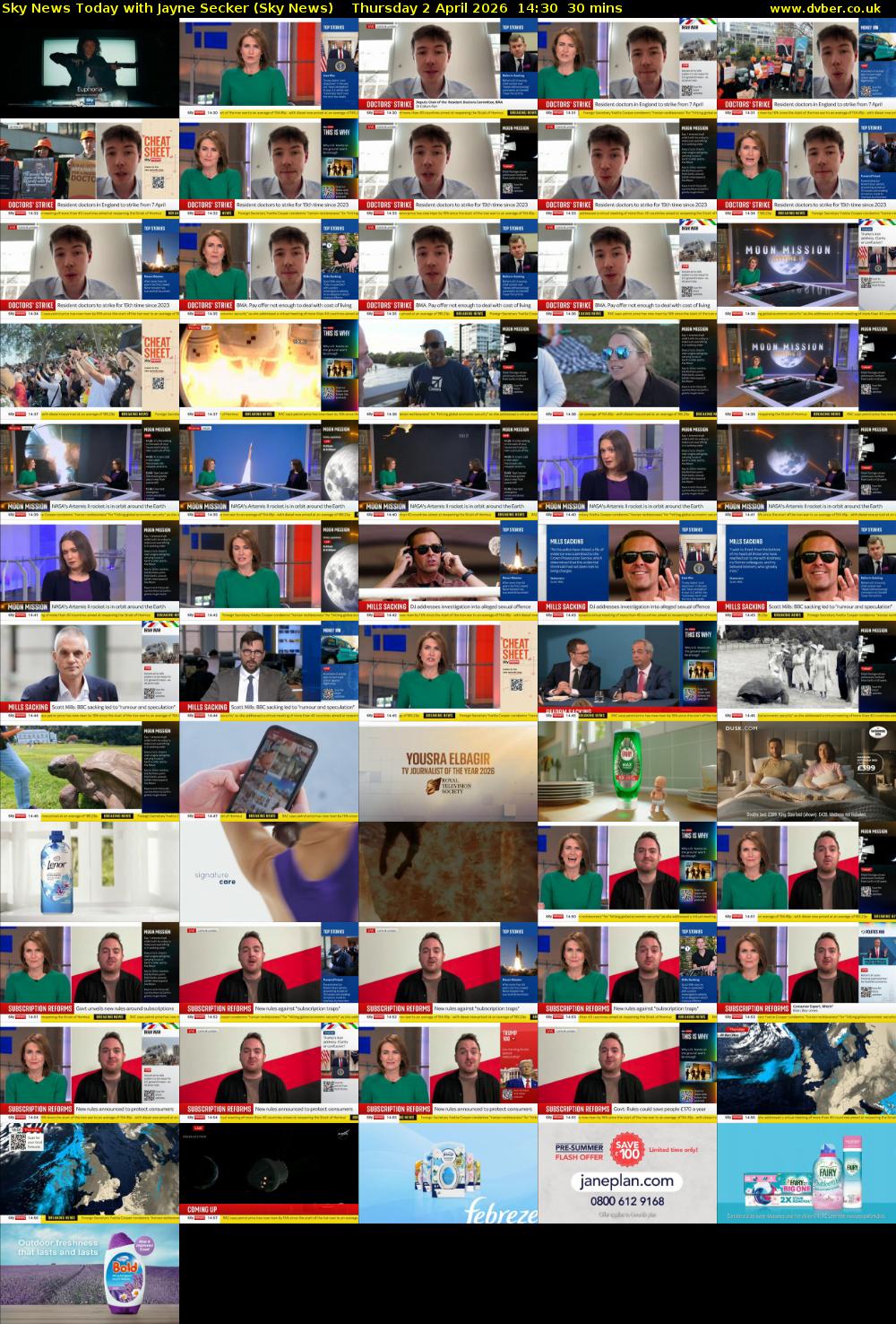 Sky News Today with Jayne Secker (Sky News) Thursday 2 April 2026 14:30 - 15:00