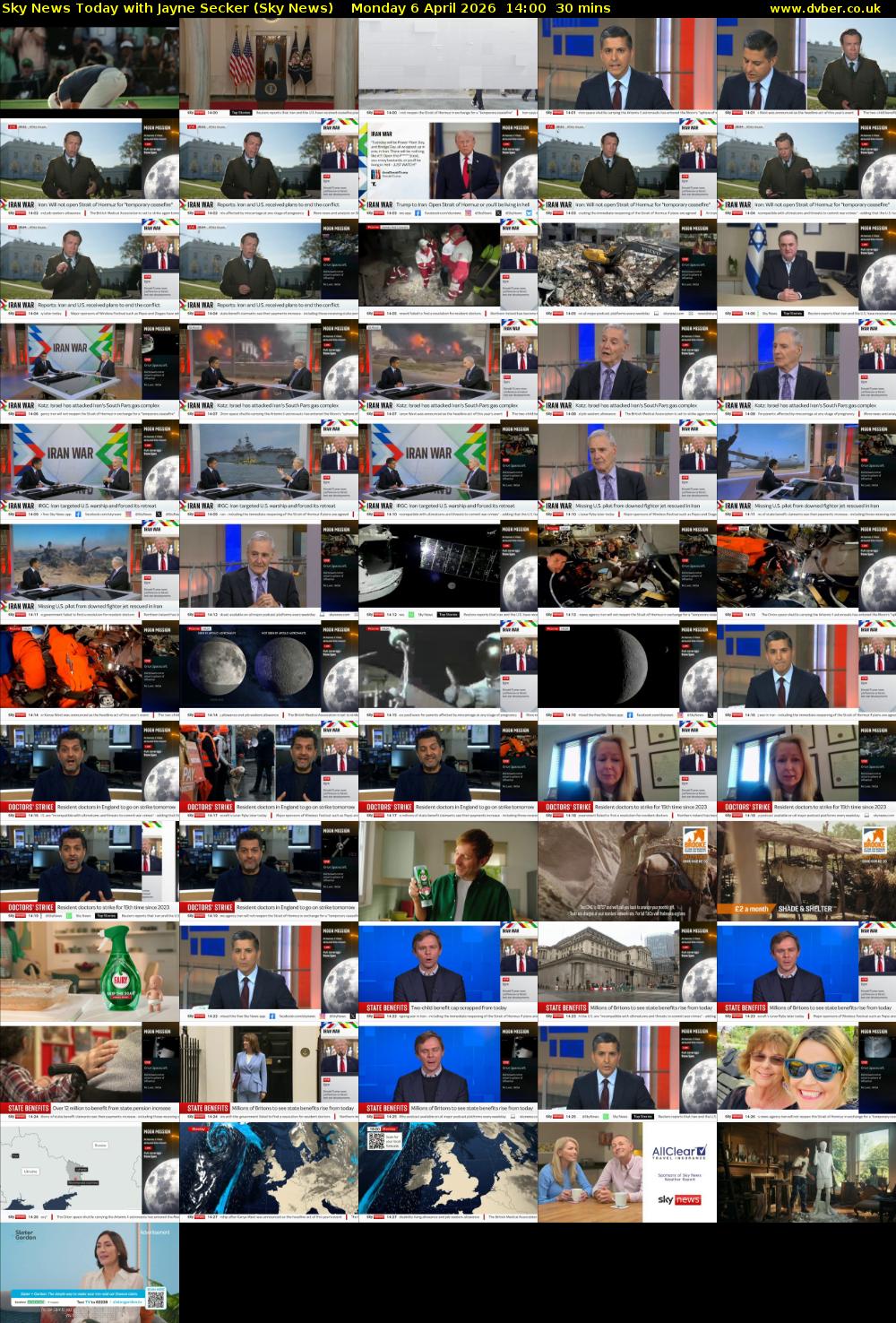 Sky News Today with Jayne Secker (Sky News) Monday 6 April 2026 14:00 - 14:30