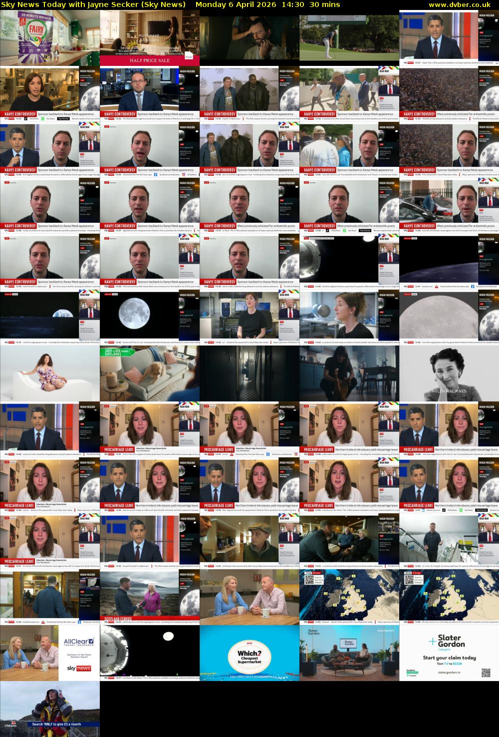 Sky News Today with Jayne Secker (Sky News) Monday 6 April 2026 14:30 - 15:00