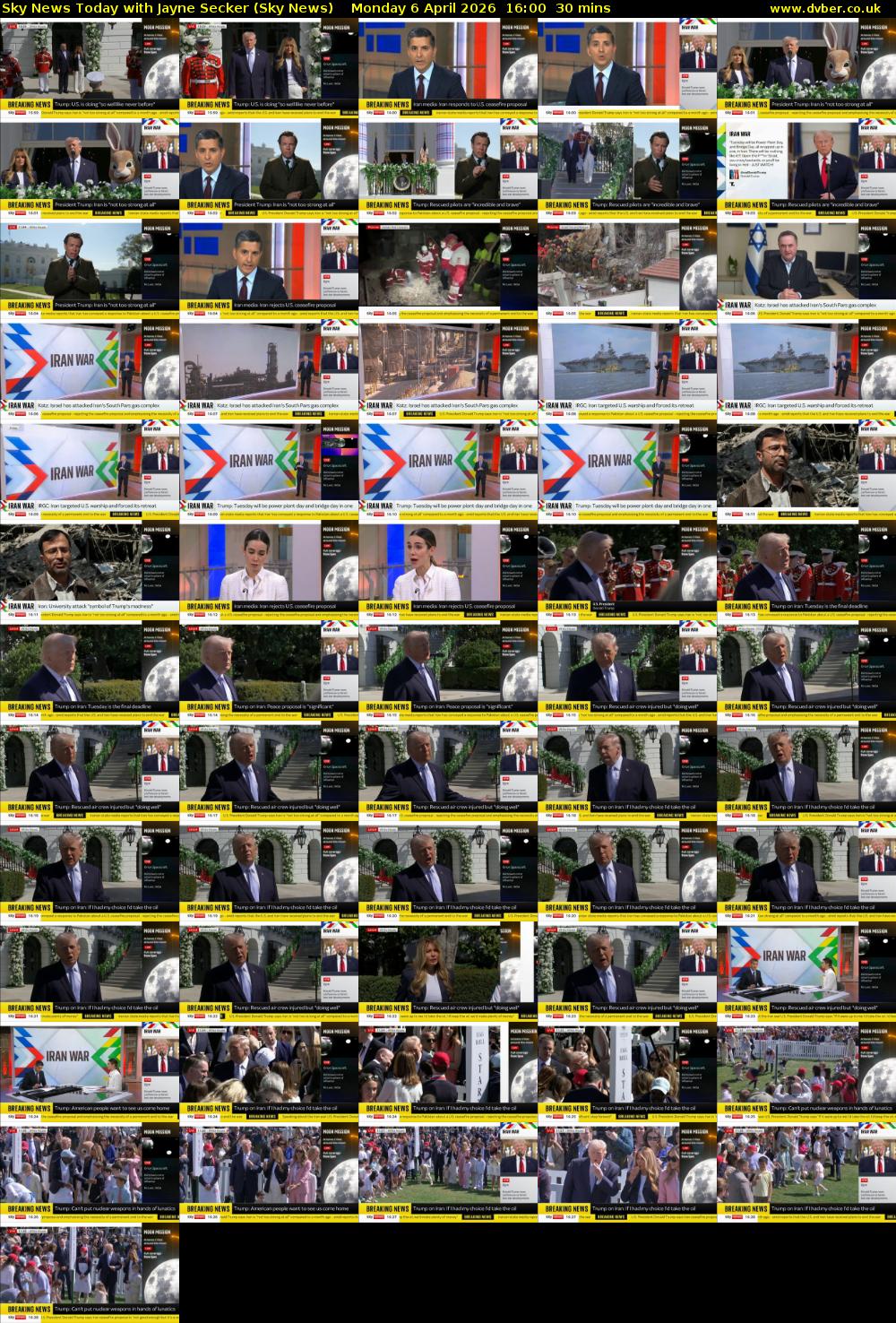 Sky News Today with Jayne Secker (Sky News) Monday 6 April 2026 16:00 - 16:30