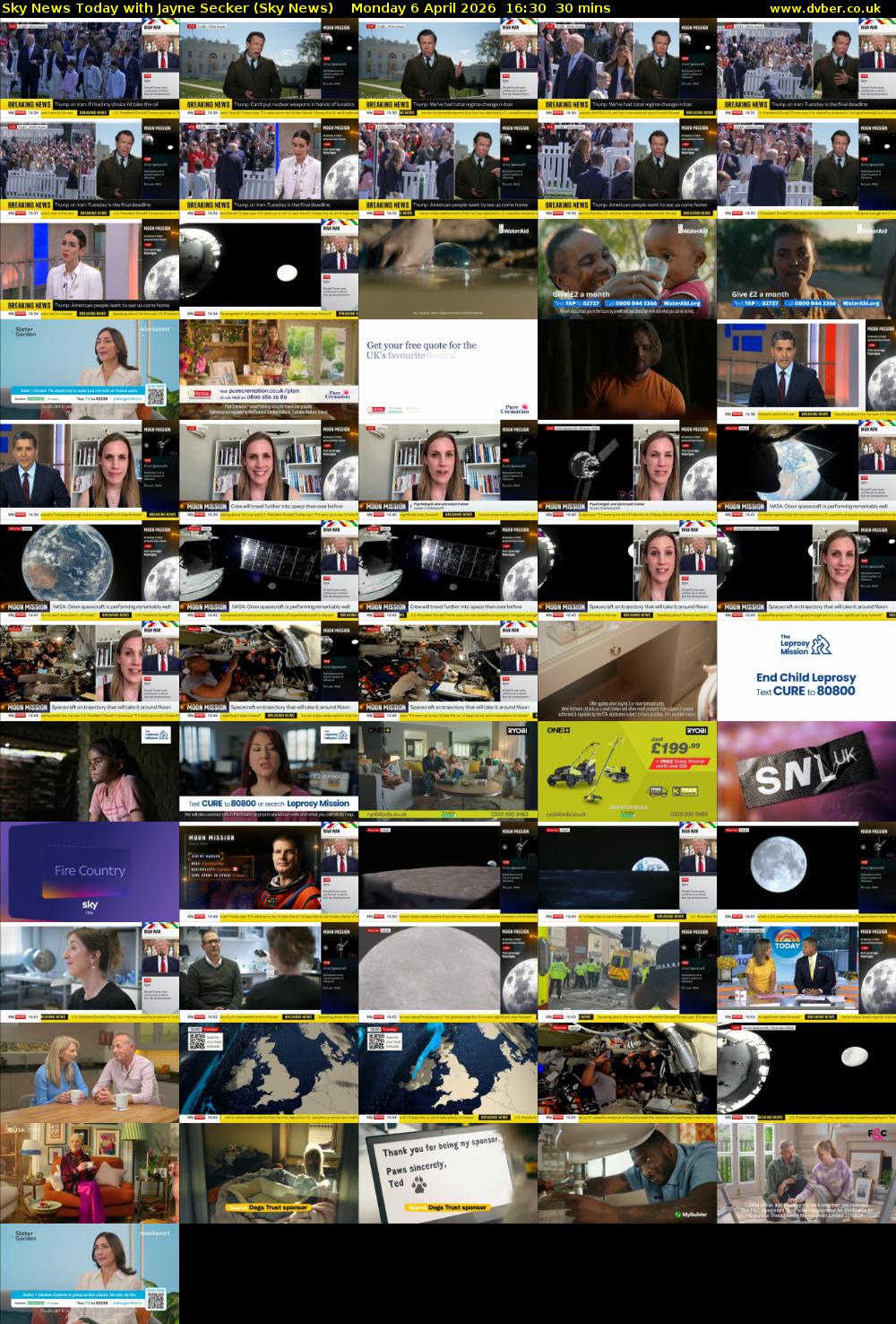 Sky News Today with Jayne Secker (Sky News) Monday 6 April 2026 16:30 - 17:00
