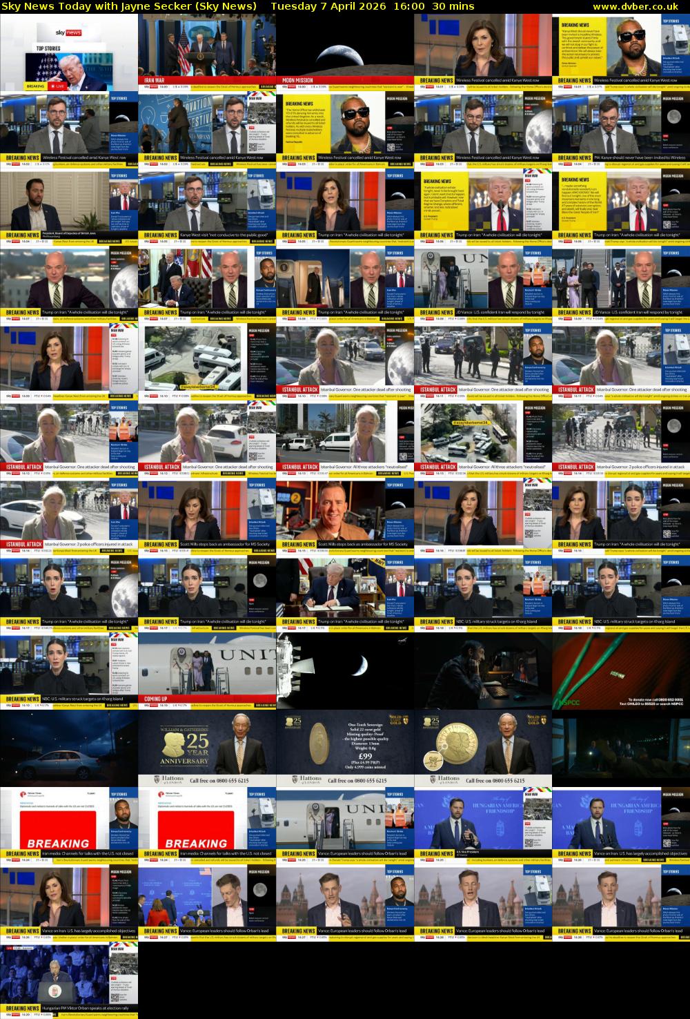 Sky News Today with Jayne Secker (Sky News) Tuesday 7 April 2026 16:00 - 16:30