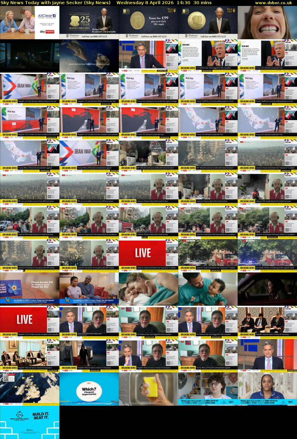 Sky News Today with Jayne Secker (Sky News) Wednesday 8 April 2026 14:30 - 15:00