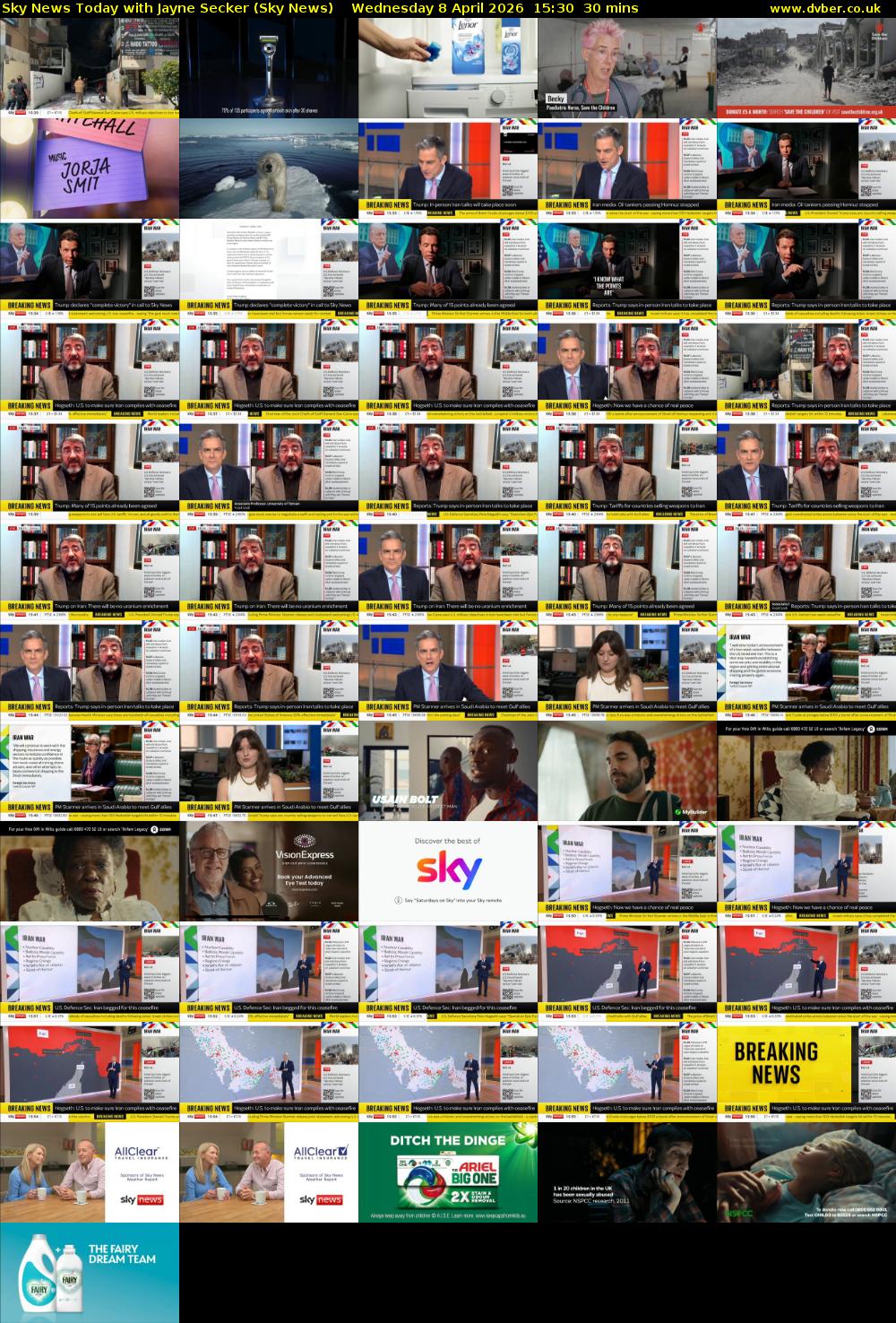 Sky News Today with Jayne Secker (Sky News) Wednesday 8 April 2026 15:30 - 16:00