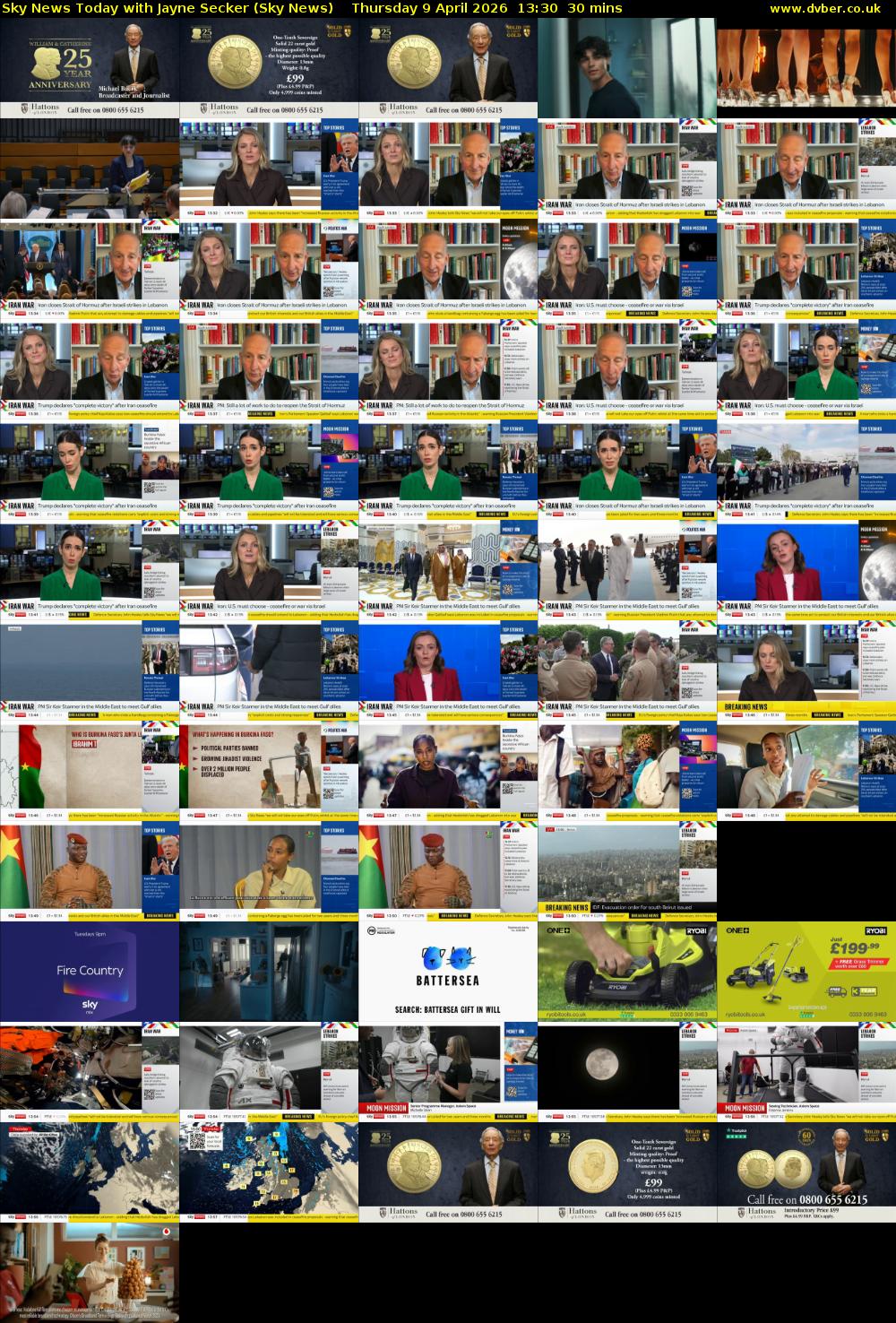 Sky News Today with Jayne Secker (Sky News) Thursday 9 April 2026 13:30 - 14:00