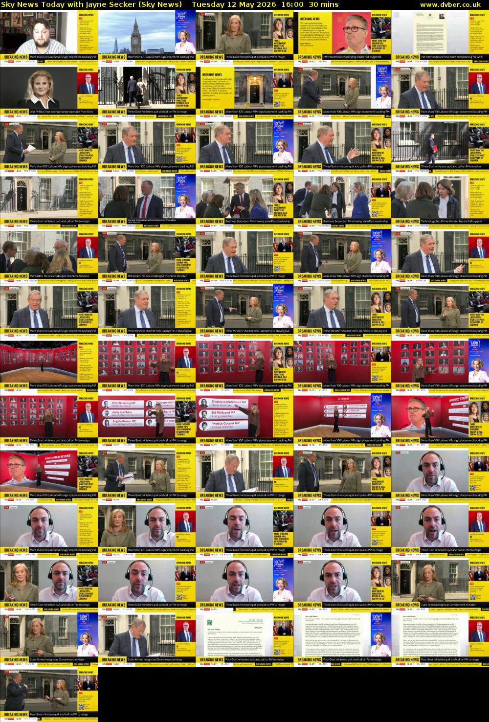 Sky News Today with Jayne Secker (Sky News) Tuesday 12 May 2026 16:00 - 16:30