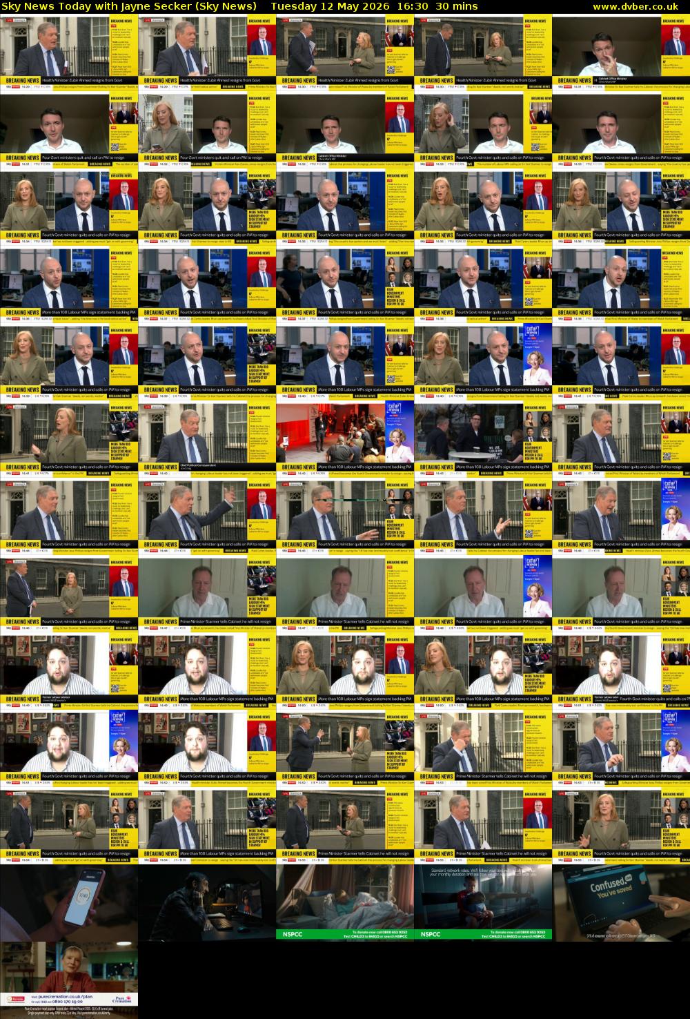 Sky News Today with Jayne Secker (Sky News) Tuesday 12 May 2026 16:30 - 17:00