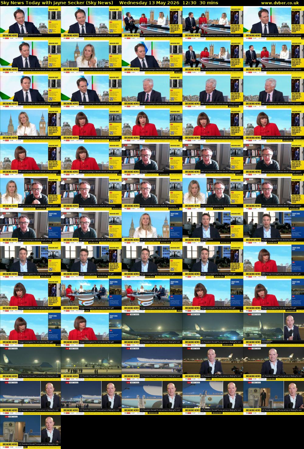 Sky News Today with Jayne Secker (Sky News) Wednesday 13 May 2026 12:30 - 13:00