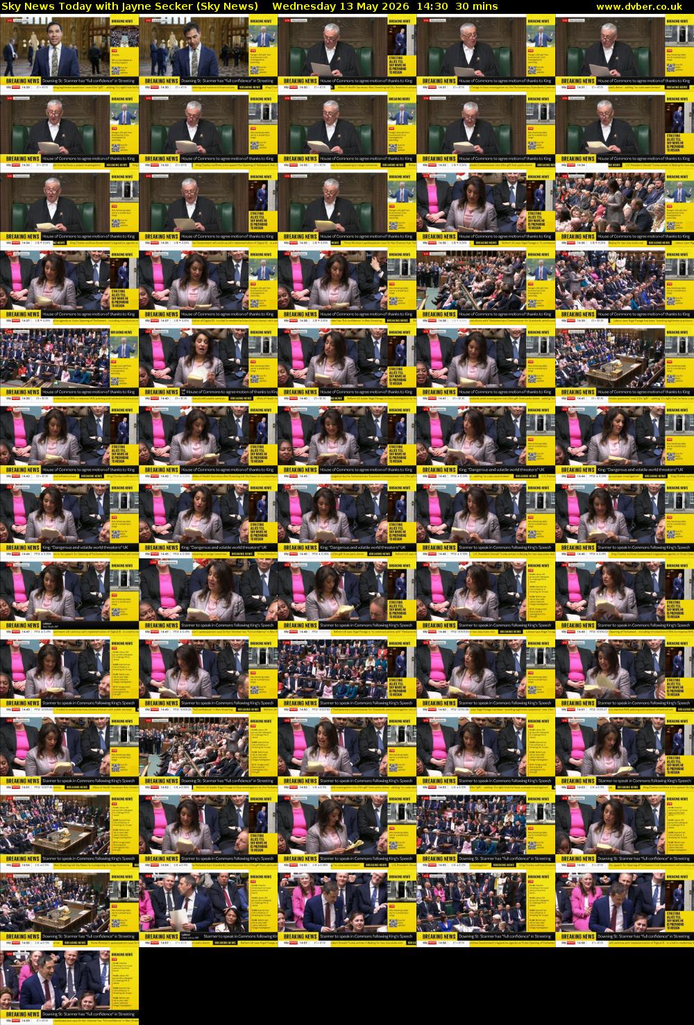 Sky News Today with Jayne Secker (Sky News) Wednesday 13 May 2026 14:30 - 15:00