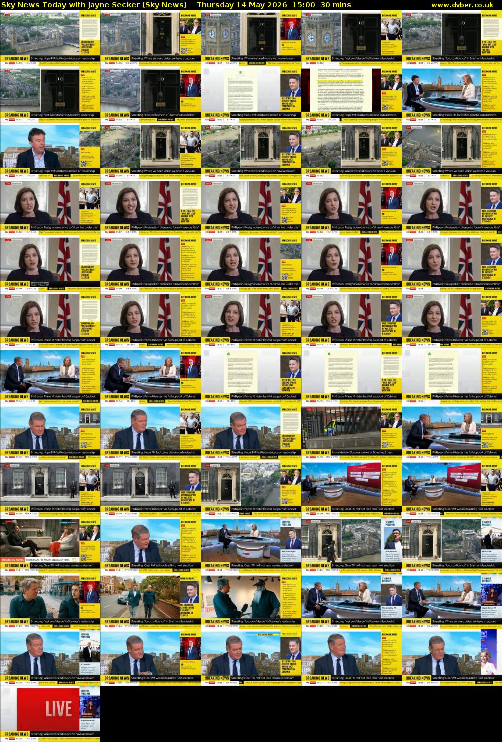 Sky News Today with Jayne Secker (Sky News) Thursday 14 May 2026 15:00 - 15:30