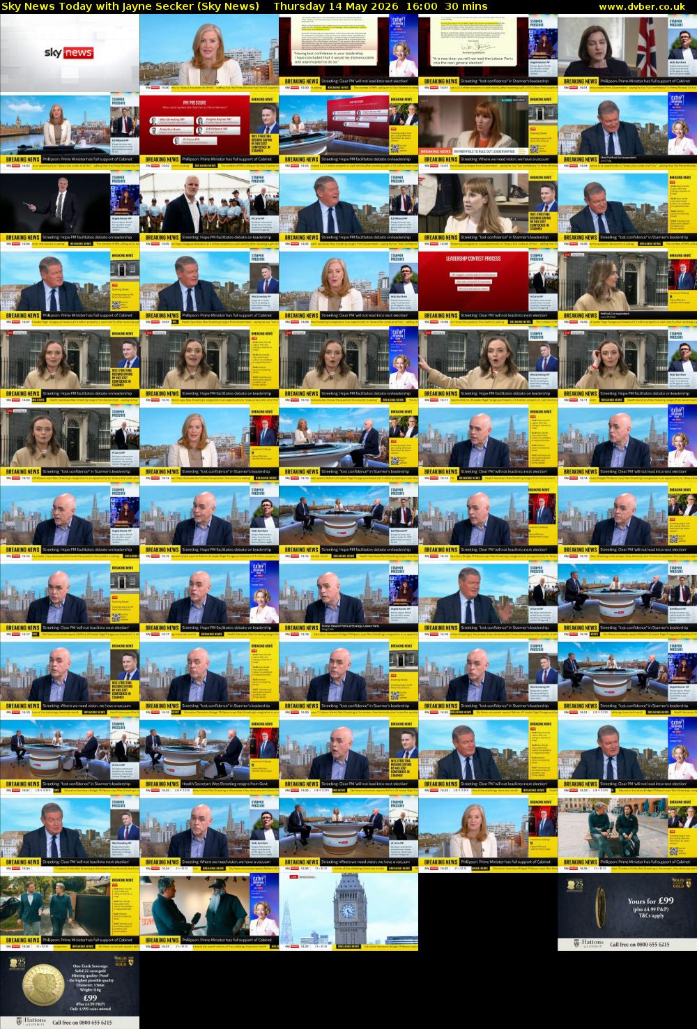 Sky News Today with Jayne Secker (Sky News) Thursday 14 May 2026 16:00 - 16:30