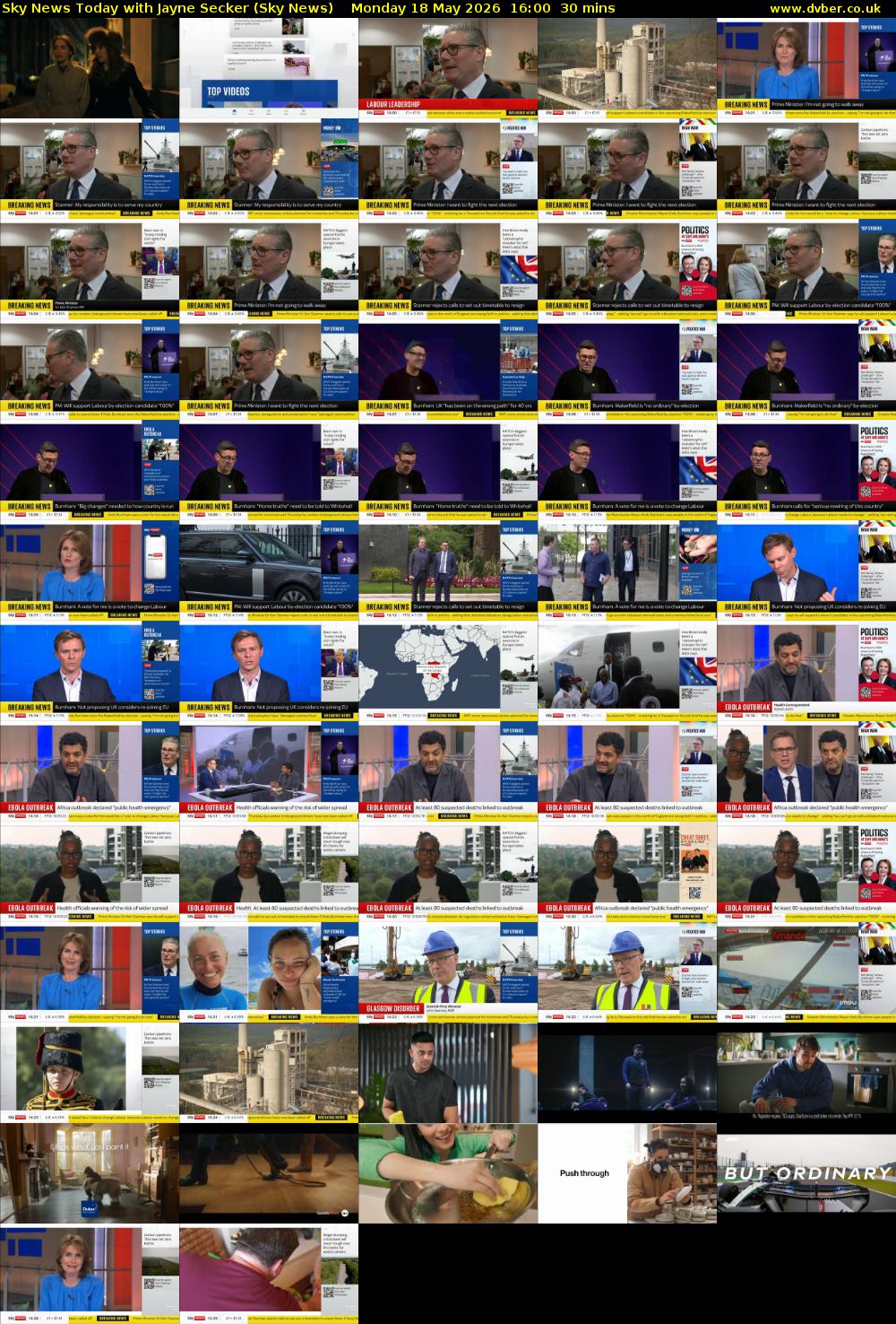 Sky News Today with Jayne Secker (Sky News) Monday 18 May 2026 16:00 - 16:30