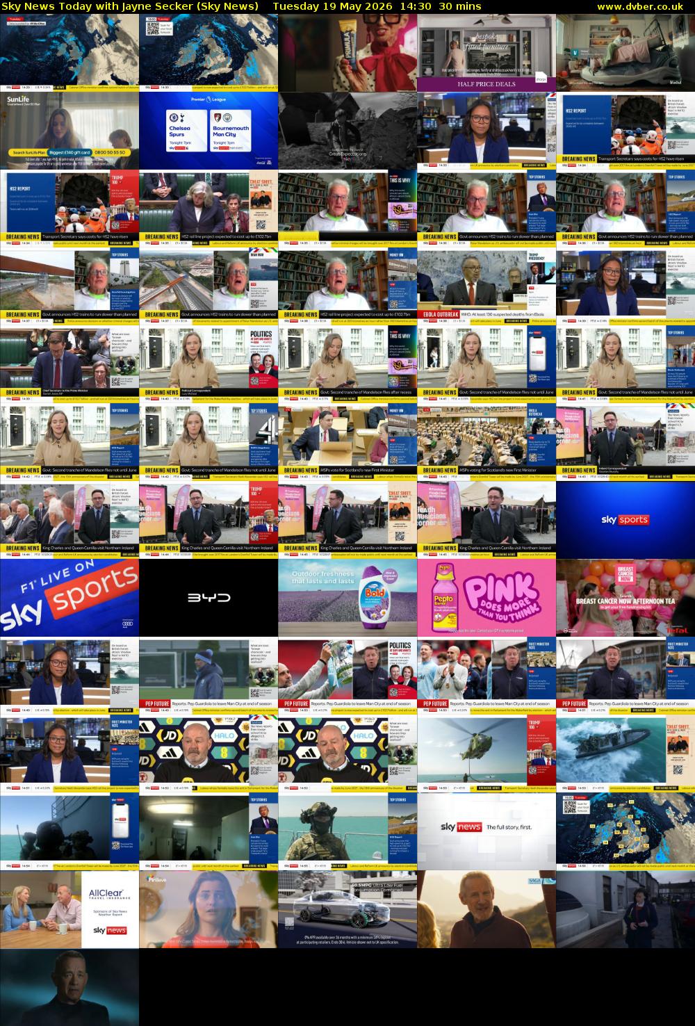 Sky News Today with Jayne Secker (Sky News) Tuesday 19 May 2026 14:30 - 15:00