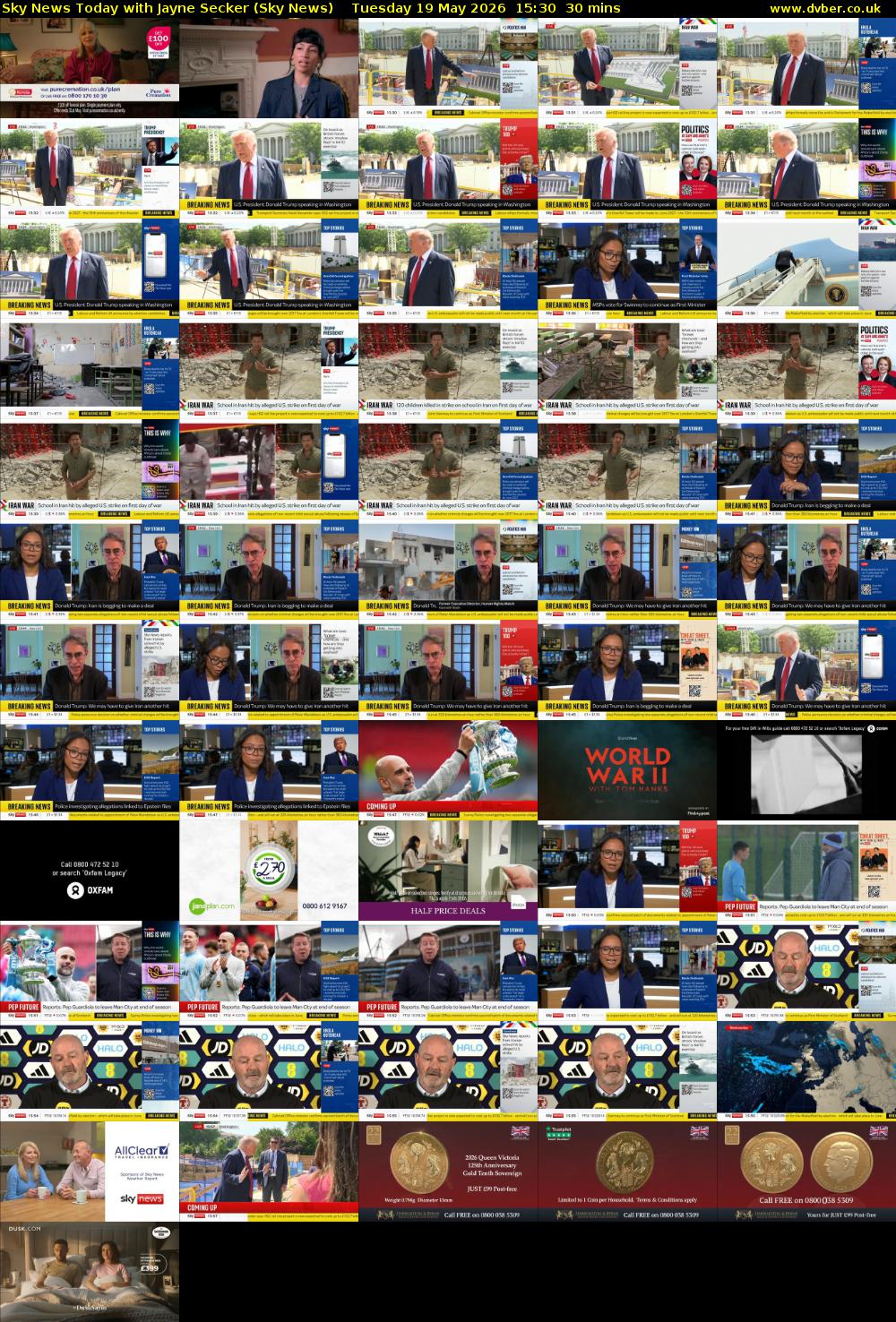Sky News Today with Jayne Secker (Sky News) Tuesday 19 May 2026 15:30 - 16:00