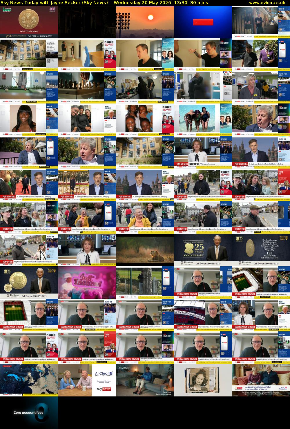 Sky News Today with Jayne Secker (Sky News) Wednesday 20 May 2026 13:30 - 14:00