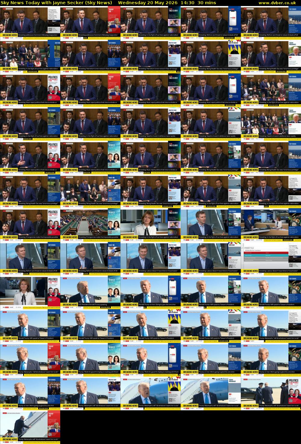 Sky News Today with Jayne Secker (Sky News) Wednesday 20 May 2026 14:30 - 15:00