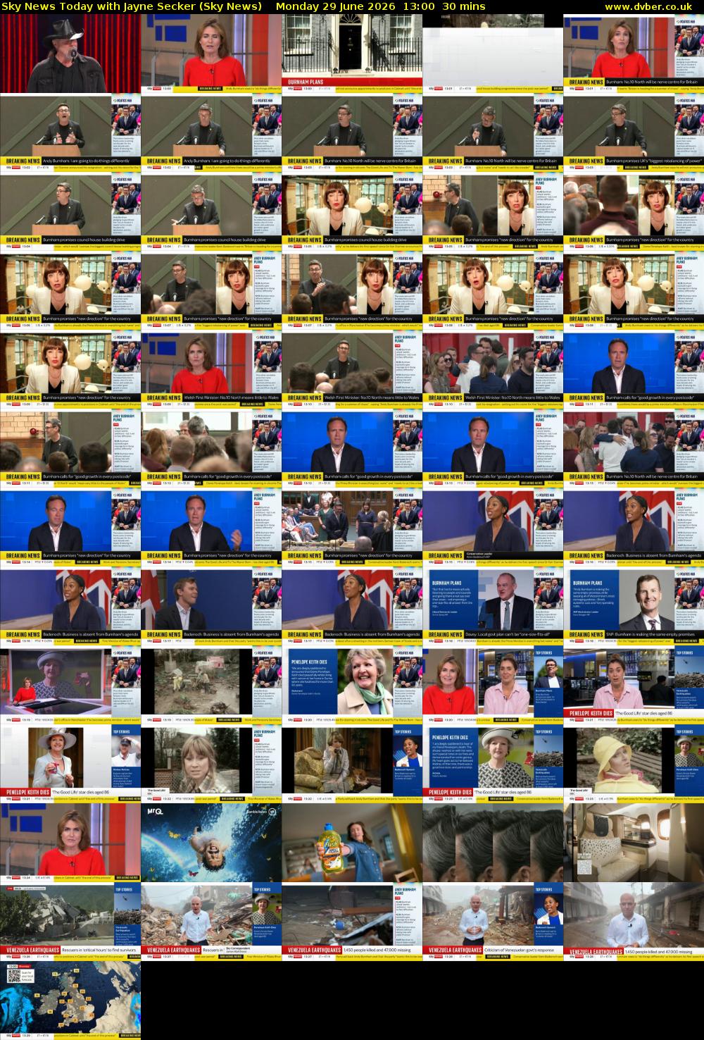 Sky News Today with Jayne Secker (Sky News) Monday 29 June 2026 13:00 - 13:30