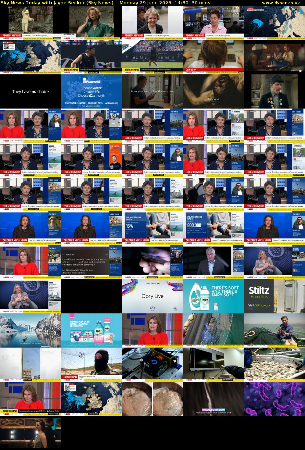 Sky News Today with Jayne Secker (Sky News) Monday 29 June 2026 14:30 - 15:00