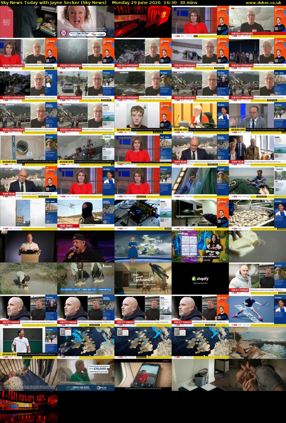Sky News Today with Jayne Secker (Sky News) Monday 29 June 2026 16:30 - 17:00