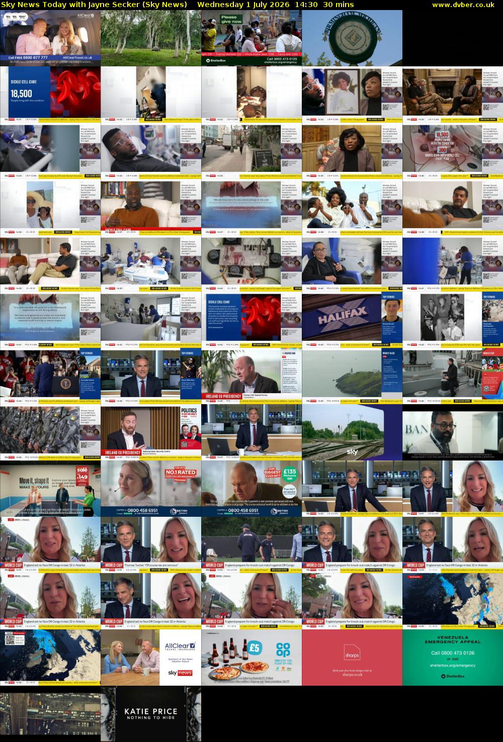Sky News Today with Jayne Secker (Sky News) Wednesday 1 July 2026 14:30 - 15:00