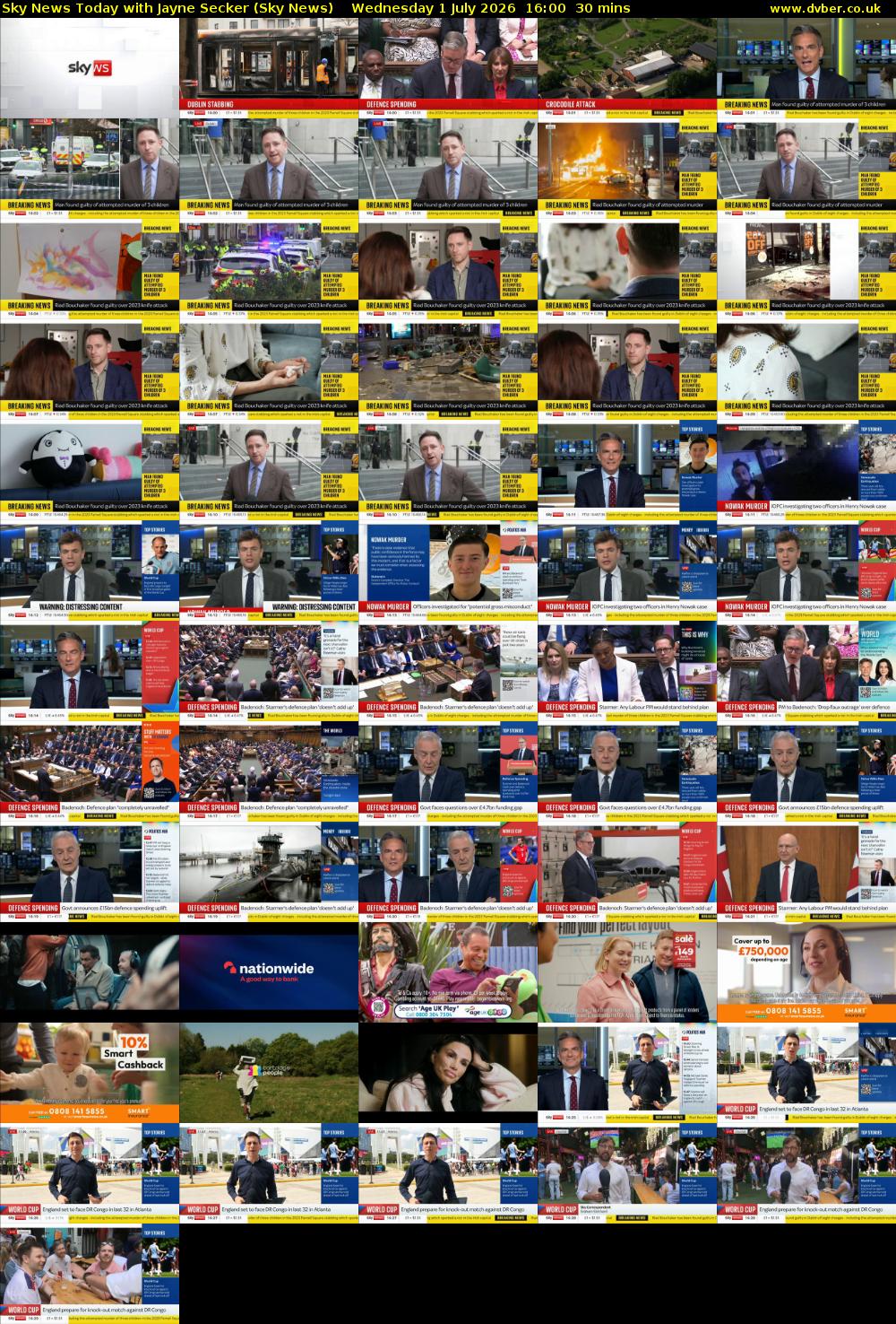 Sky News Today with Jayne Secker (Sky News) Wednesday 1 July 2026 16:00 - 16:30