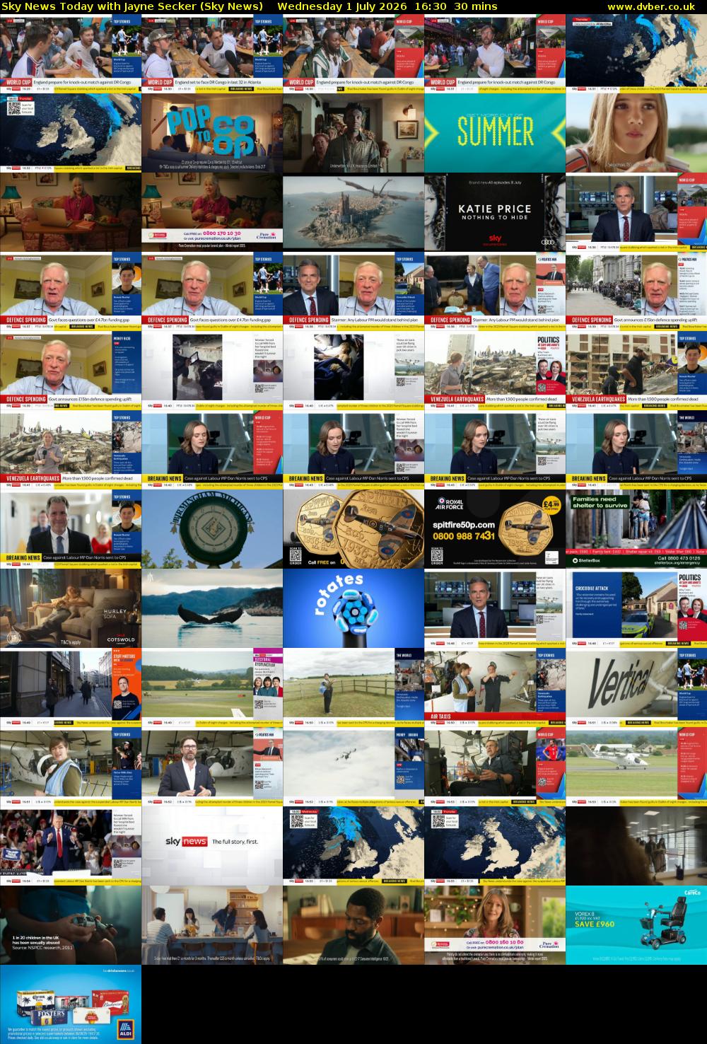 Sky News Today with Jayne Secker (Sky News) Wednesday 1 July 2026 16:30 - 17:00