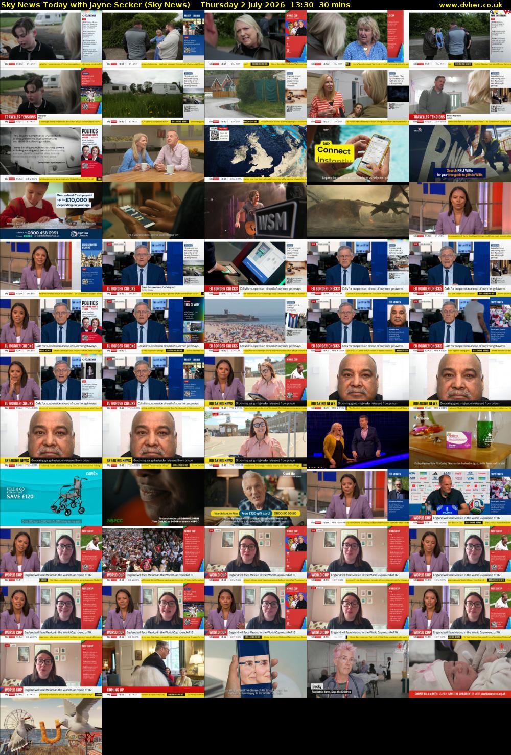 Sky News Today with Jayne Secker (Sky News) Thursday 2 July 2026 13:30 - 14:00